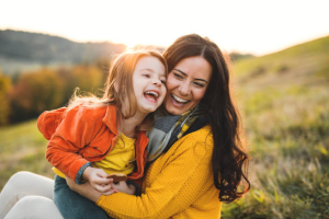 Happy Mother and Child